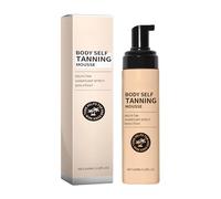 Mousse autobronzante - 100 ml de mousse bronzante naturelle sans soleil | Autobronzant sans traces pour femmes et hommes | Formule légère et hydratante pour un éclat doré et lisse