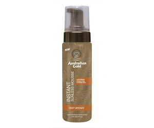 Mousse Autobronzante Istantanea Australian Gold 177 ml Schiuma con dos