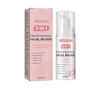 Mousse Detergente 5 In 1 - Deterge In Profondità, Idrata, Nutre, Controlla Il Sebo E Attenua Le Cicatrici Da Acne, Detergente Viso Delicato For Tutti I Tipi Di Pelle. Punti Elenco(1PCS)
