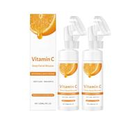 Mousse detergente alla vitamina C e acido ialuronico, 150 ml - Deterge delicatamente, idrata e rinforza la barriera cutanea, restringendo i pori. Adatta alle pelli sensibili.