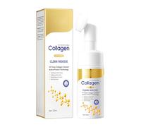 Mousse Detergente Viso Antietà con Collagene Marino e Niacinamide 120ml, Schiuma Purificante che Nutre e Rassoda la Pelle, Rimuove le Impurità Senza Seccare, Adatto a Tutti i Tipi di Cute