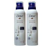 Mousse Doccia Idratante Con OLIO DI COTONE, Morbidezza 24h, Nutrimento Profondo 200ml (2 Unità) + Pochette (Colori Assortiti)