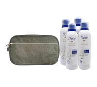 Mousse Doccia Idratante Con OLIO DI COTONE, Morbidezza 24h, Nutrimento Profondo 200ml (4 Unità) + Pochette (Colori Assortiti)