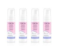 Mousse Idratante Detergente Viso - Schiuma Detergente Rinfrescante con Acido Ialuronico e Fiordaliso - Pelle e Occhi Sensibili - Senza Profumo - 4 Unita da 150ml