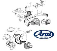 Mousse interna Arai (M) 5 MM per casco jet tipo lrs