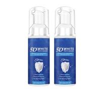 Mousse Schiarente for la Pulizia Dei Denti - Riduce le Macchie Sulla Superficie Dei Denti, Mostra Un Sorriso Luminoso, Freschezza di Lunga Durata, Migliora Il Comfort Orale, Facile Applicazione(2pcs)