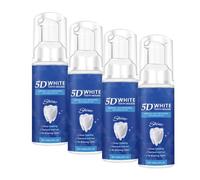 Mousse Schiarente for la Pulizia Dei Denti - Riduce le Macchie Sulla Superficie Dei Denti, Mostra Un Sorriso Luminoso, Freschezza di Lunga Durata, Migliora Il Comfort Orale, Facile Applicazione(4pcs)