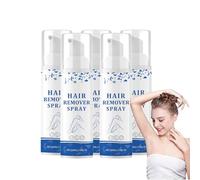 Mousse spray per depilazione per uomini e donne, crema delicata per la depilazione per uso domestico, aloe vera, idratante all-over Body Remover per ascelle, gambe (5 pezzi)