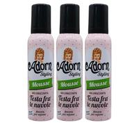 Mousse Volumizzante Testa Fra le Nuvole, Permette di Fissare le Acconciature e Mantenerle Intatte, Alza il Volume dalle Radici, 150ml (3 Unità)