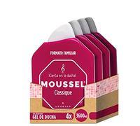 Moussel - Gel doccia classico, confezione da 4 x 900 ml
