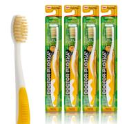 MOUTHWATCHERS Dr Plotkas Spazzolini da denti extra morbidi per bambini Spazzolini da denti manuali con filo interdentale | Spazzolini da denti Na