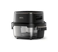 MOVA AEROGLASS AF20 PRO FRIGGITRICE AD ARIA, capacità 4,5 l, Max potenza 1700 W, 8 programmi, da 40 °C a 210 °C, Nero / Oro