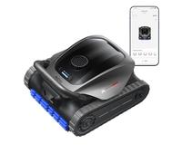 MOVA Diver A10 Robot pulitore per piscine, Aspirazione 22.700 LPH, Autonomia 240 min, Pulizia bordi e Pianificazione percorsi IA, 2x passate livello acqua, Cestello filtro 3,5 l, Programma settimanale