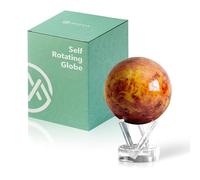 MOVA Globes Venere Classico (4,5") | Mappamondo Auto-Rotante a Energia Luminosa |Silenzioso, Senza Batterie né Fili |Decorazione da Scrivania o Idea Regalo Globo Spazio