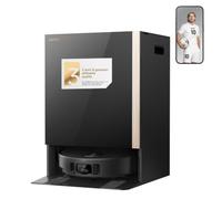 Mova MOBIUS 60 Robot Aspirapolvere con Sistema MopSwap, 30.000 Pa, Ritenzione Dinamica dell'aspirazione, Navigazione FlexScope e Superamento Ostacoli Fino a 8 cm, Sistema PTC a 100° C