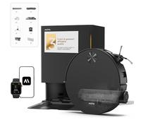 Mova S70 Roller Robot Aspirapolvere con Aspirazione 28.000Pa e Lavaggio HydroForce, Tecnologia MaxiReach, Navigazione CovertSense, Corpo 90mm, Doppi Meccanismi Anti-Groviglio, Stazione Tutto in Uno
