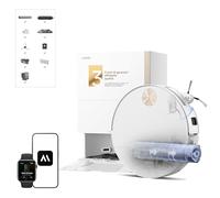 MOVA S70 Ultra Roller Robot Aspirapolvere da 32.000 Pa con Lavaggio HydroForce, Navigazione CovertSense, Tecnologia AutoShield, Doppio sistema Anti-Groviglio, Comandi Vocali e Base All-in-One