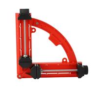 Movable Corner Clamp | 30-90 Degree Adaptable Multi Angle Fixing Tool for Woodworking/Home DIY | Metric & Inch Scale with Quick Lock Knob, ABS Material