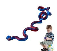 Movable Snake Toy, Joint-Movable Realistic Snake, 6x2cm/2.36x0.79 inches Portable Sensory plaything, Size, for Home Decoration Funny Animal Toy for Learning and Pranks,