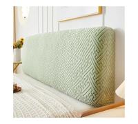 MOVDARL Copertura per testiera del letto in tessuto jacquard, tinta unita, copertura elastica antipolvere all-inclusive per decorazione della camera da letto (14, 220 x 60 cm)