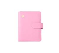 MOVDARL Custodia per passaporto RFID in pelle PU da uomo donna porta passaporto da viaggio con porta carte di credito custodia protettiva a portafoglio, Rosa, Taglia unica
