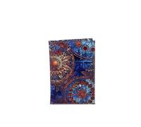 MOVDARL Custodia per passaporto stampata da viaggio, porta passaporto in pelle PU, custodia protettiva leggera per passaporto, Viola, Taglia unica