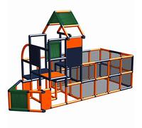 Move and stic JAKE 6104 - Piscina per palloni, senza palline, colore: arancione/grigio titanio