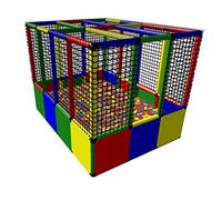 move and stic Karl Ballcenter con pavimento senza palline, piscina per bambini, piscina per palline da bagno