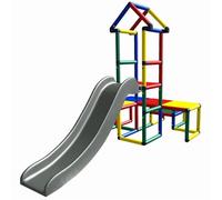 move and stic - Torre antiscivolo casetta con scivolo per la cameretta dei bambini o il giardino