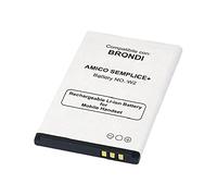 Move Batteria SPECIFICA per BRONDI Amico Semplice+ Liion 3.7V 950 mAh Sostiuisce Perfettamente: [Battery No.:W2] ATTENZIONE: Controllare Che Il CODICE Prodotto COINCIDA con Quello dell