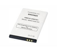 "MOVE" Batteria SPECIFICA PER BRONDI AMICO UNICO + Li-ion 3.7V 950 mAh Sostiuisce perfettamente: (Model: BRN1000-5C) -ATTENZIONE: CONTROLLARE CHE IL CODICE PRODOTTO COINCIDA CON QUELLO DELLA BATTERI