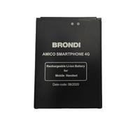 MOVE born to be tech Batteria Originale X BRONDI Amico Smartphone 4G Liion 3,7V 2200mAh Watt 8.14Wh [Dim:76.5x57x5.0]