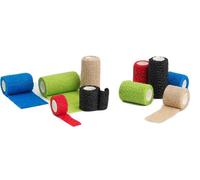 move & find solutions srl Farmaban cpk sport 10 cm x 4,5 m beige bende elastiche di sostegno coesive in tnt dispenser box 15 pezzi