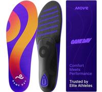 MOVE Game Day - Solette di supporto multiuso per fascite plantare, corsa, assorbimento degli urti, piedi piatti, supporto per arco plantare, basket, stile di vita attivo, passeggiate e atletica
