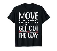 Move Get out The Way - Divertente Giornata di sensibilizzazione sul Bastone Bianco Maglietta