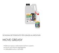 MOVE GREASY- DETERGENTE-ALCALINO-CONCENTRATO Forni, Cappe, Piastre e Grill 5 L