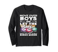 Move Over Boys Bingo Queen Lascia Che la Signora Maglia a Manica