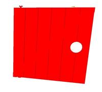 Moveandstic Finestra Per Struttura Arrampicarsi Casetta Giardino Palafitta Rosso