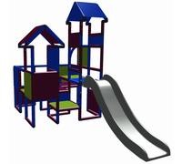 Moveandstic Moritz con Scivolo 6418 Torretta Gioco Torre Attrezzo da Scalare Mas