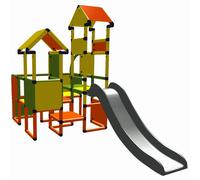 Moveandstic Torretta gioco Moritz con scivolo 6419 Attrezzo da scalare Mas