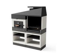 Movelar - Cucina esterna Kitaway Otte Barbecue + Forno, 1055 x 168 x 63