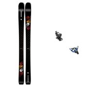 Movement - Attacchi sci - Set Session 90 in Alluminio - Nero Nero 162 cm,170 cm,178 cm,186 cm