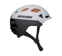 Movement - Casco versatile - 3Tech Alpi Honeycomb White/Orange per Uomo - Taglia 52-56 cm - Bianco