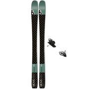 Movement Set Session 95: sci da scialpinismo+attacco+pelli 161 Black/Dark Green woman
