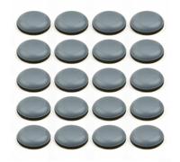 Movers per moquette per mobili pesanti, 22 mm, silenziosi (20 pezzi) | Materiale PTFE, supporto resistente, si muove facilmente sul tappeto, previene graffi sul pavimento, funzionamento silenzioso