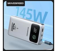 MOVESPEED M25Pro 140W Power Bank 25000mAh Tipo C Batteria esterna portatile a ricarica rapida 100W Silver Power Bank