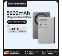 MOVESPEED S05 Banca di potere magnetica 5000mAh Carica rapida wireless Powerbank Mini caricabatteria portatile per iPhone 16 15 14