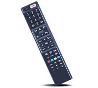 MOVHEIYL RC4848F - Telecomando di ricambio per Hitachi/Logik/Bush/Digihome/Finlux/JVC/Laurus/Linsar/Luxor/MitchelBrown/Polaroid/Techwood/Telefunken/Visitech TV, nessuna configurazione richiesta