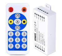 MOVHEIYL WS2812B WS2811 WS2813 WS2815 1903 SP602E Controller con 4 uscite di segnale per modulo LED Pixel Strip Light Andriod iOS APP/RF Remote/Trigger Control