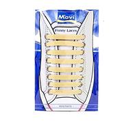 MOVI FUNNY LACES - Lacci per scarpe in silicone. Tantissimi colori. Molto resistenti ed elastici, si adattano a tutte le scarpe dal 35 al 47. 4 confezioni per colore.